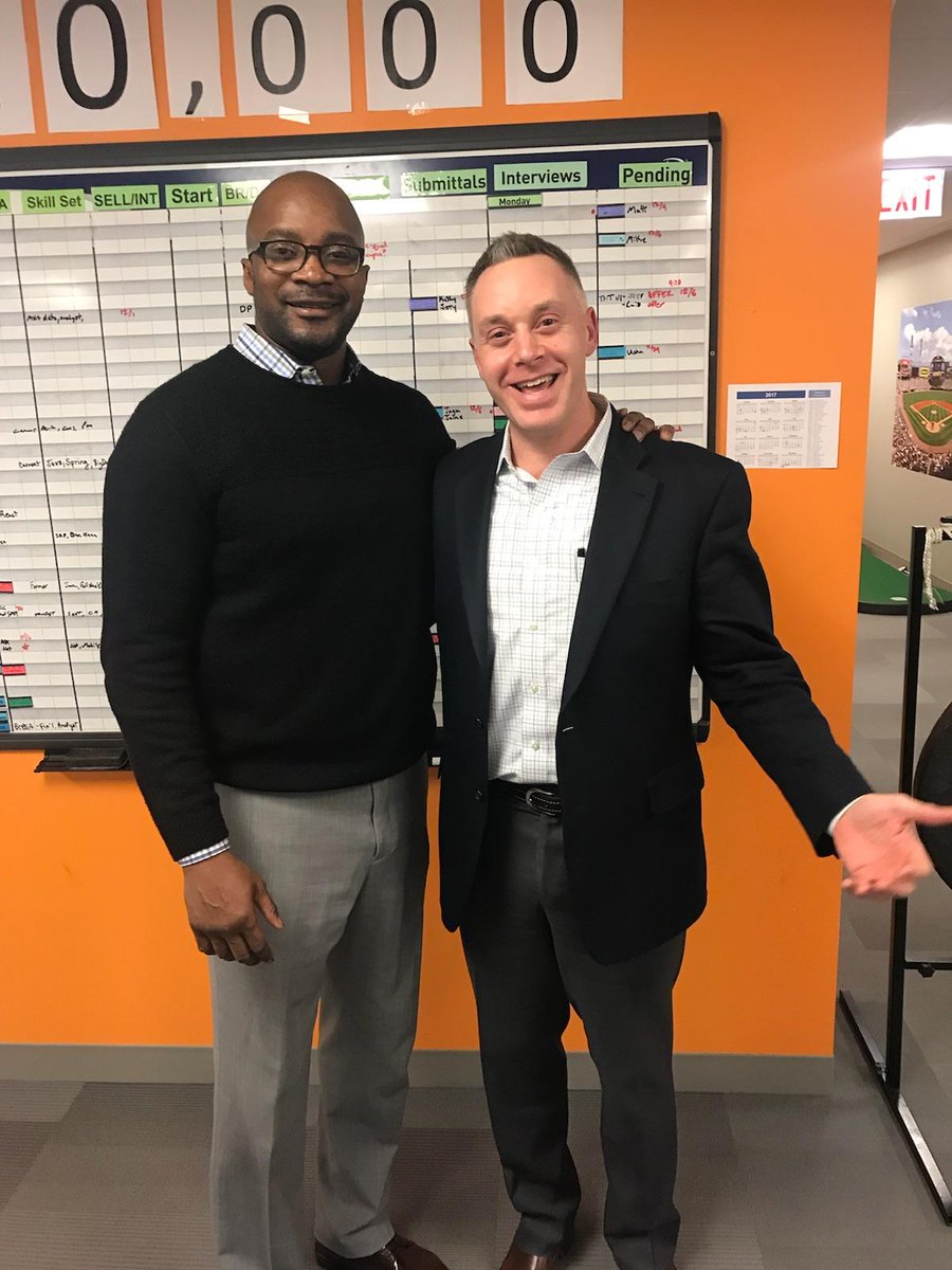 Big Congrats to Kerry Burrell and Travis Haight!! Over 20 years of sales contests between these two. You guys ARE DT Chicago &amp; we are lucky to have you. #AttitudeEffort  #DTPride