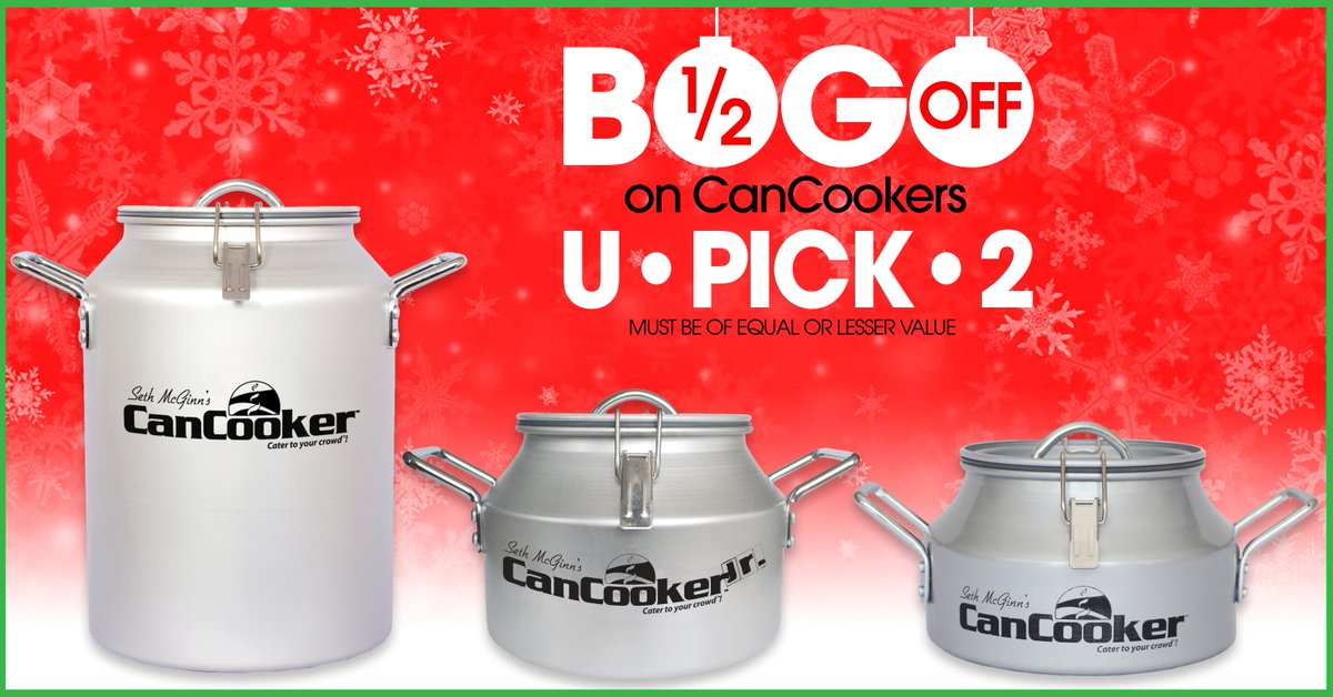 CanCookerLLC's tweet photo. HAPPY HOLIDAYS! take advantage of our holiday sale THIS WEEK! Visit website to order. #food #cooking #recipe #yummy #kitchen #family #eat https://t.co/Gs40mGo3ak