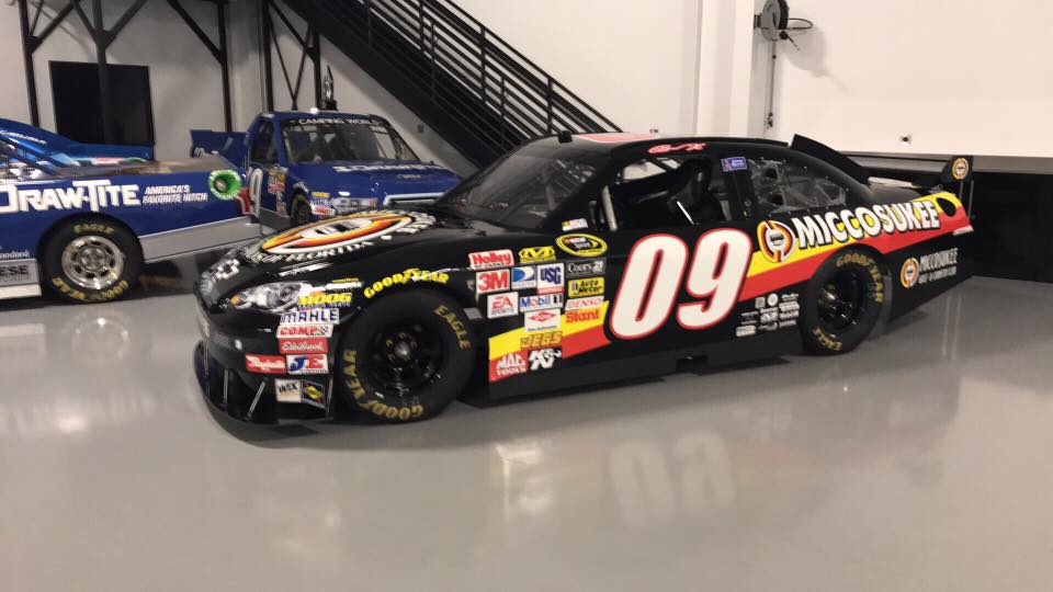 Finally, the <a href="/TeamBKR/">Brad Keselowski Racing</a> crew surprised @Keselowski with something VERY special: The No. 09 car that Brad drove to his first <a href="/NASCAR/">NASCAR</a> Cup Series win at @TalladegaSuperS. Lots of work put in by our fab shop, shop crew and decal specialist to make it just like new!