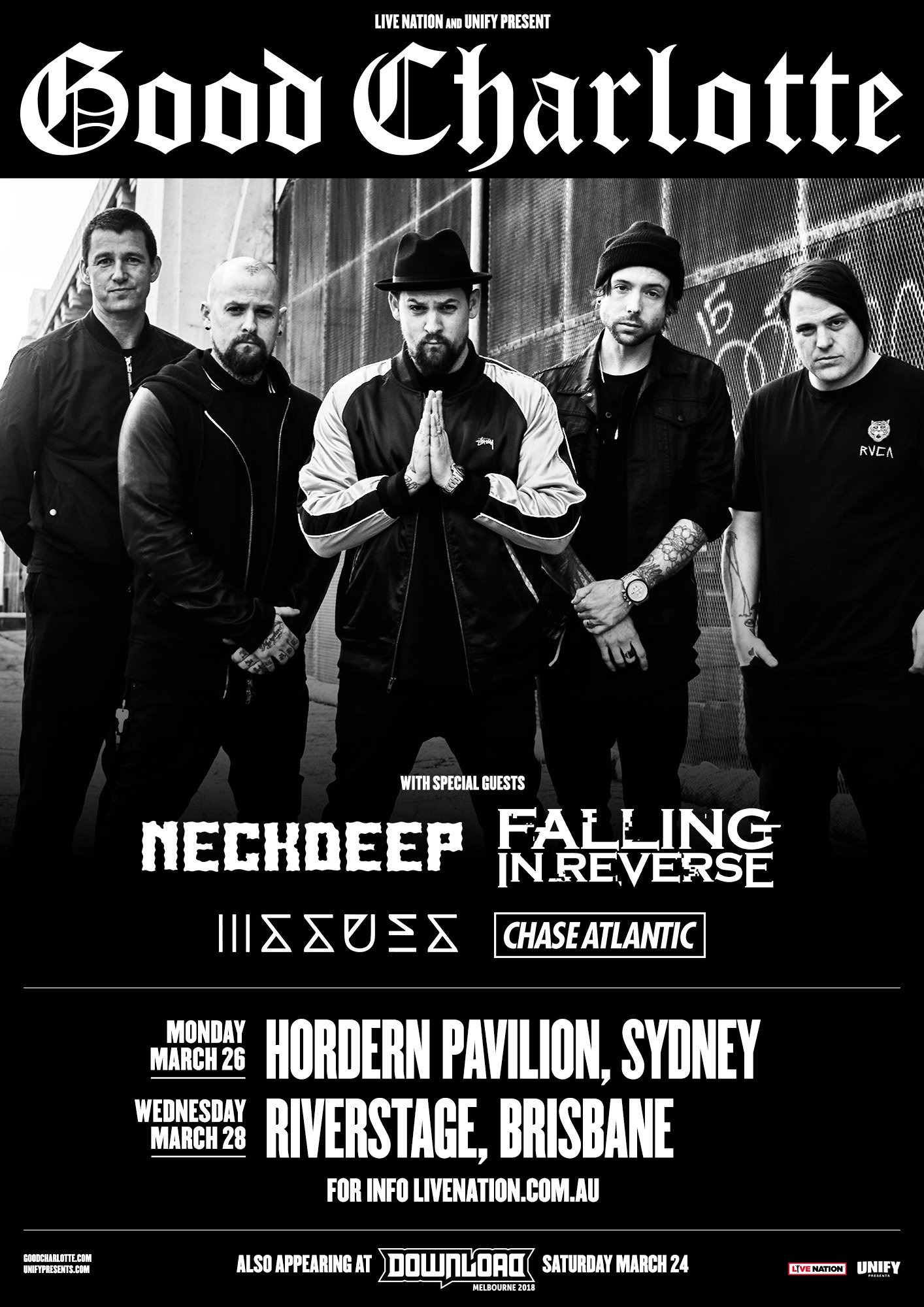 Good Charlotte Exclusive Pre Sale Tickets For Sydney Amp Brisbane Available Now Here T Co Ey0hdj3z1q T Co Kr06ciemyw Twitter