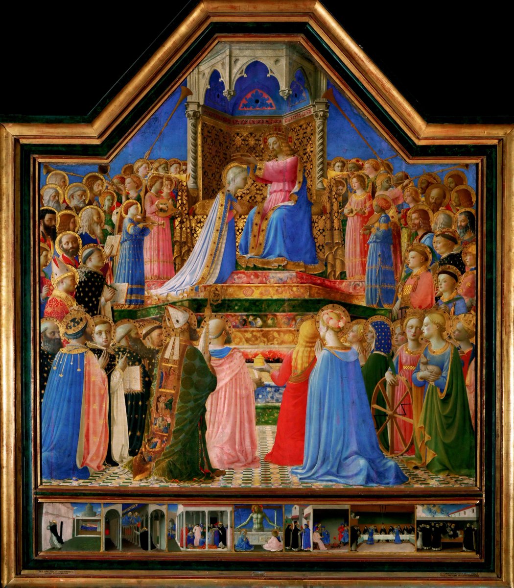 'Coronation of the Virgin' - Fra Angelico #painting