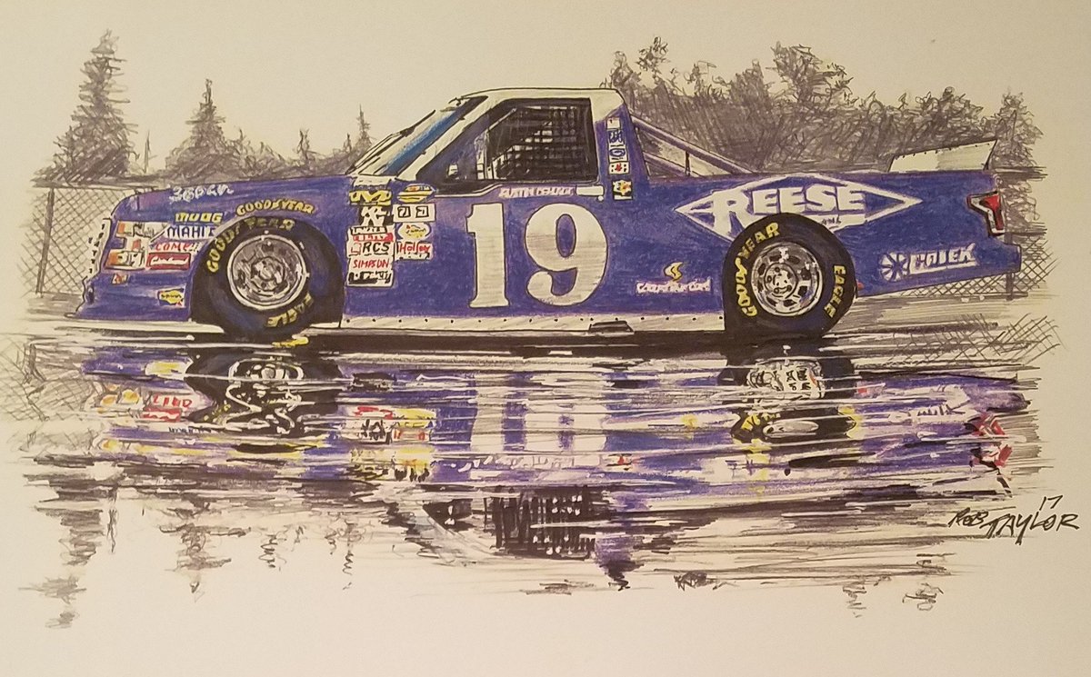 Here's a look at the drawings of <a href="/AustinCindric/">Austin Cindric</a>'s No. 19 and  <a href="/ChaseBriscoe5/">Chase B</a>'s No. 29 throwback trucks. These were drawn by Canadian artist Rob Taylor.