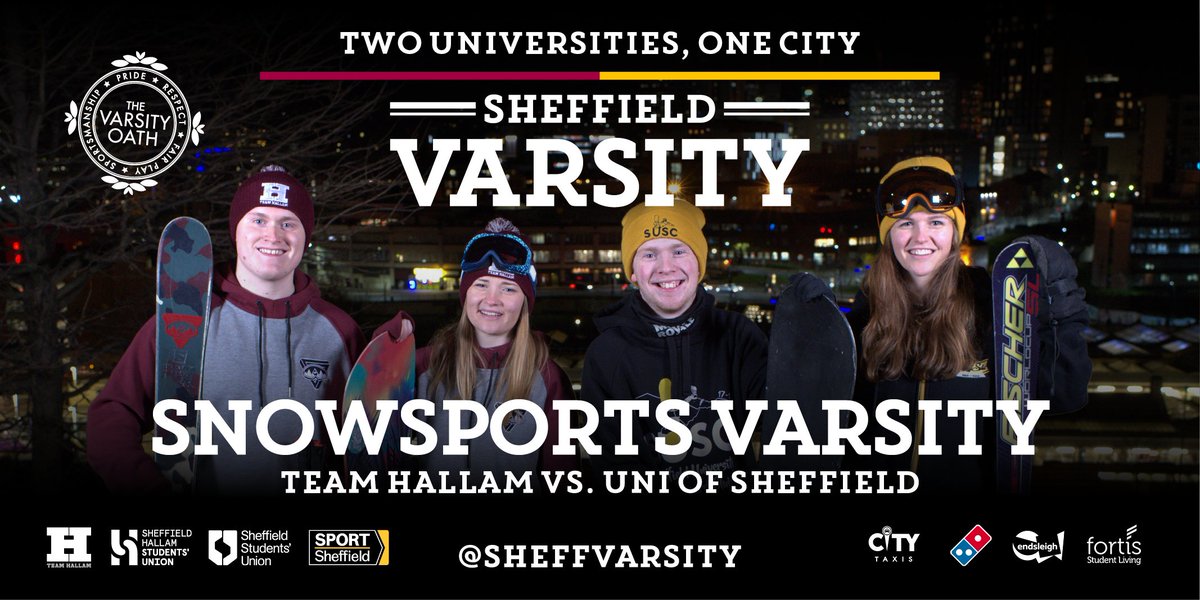 Tomorrow 589 people will be heading out to Val D'isere to compete and spectate this year's Varsity Snow competition where there are four points up for grabs! Follow us to keep updated!