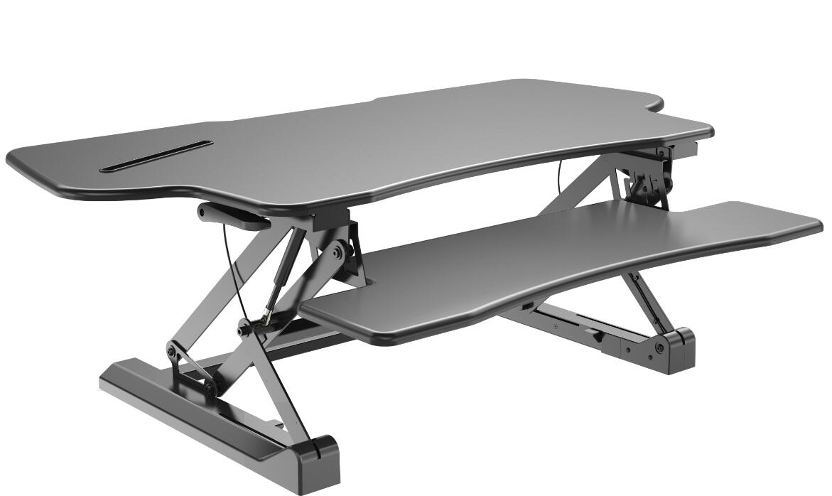 VisionMounts's tweet image. Large surface sit stand desk VM-LD07L enlarged keyboard tray for better user experience
v-mounts.com