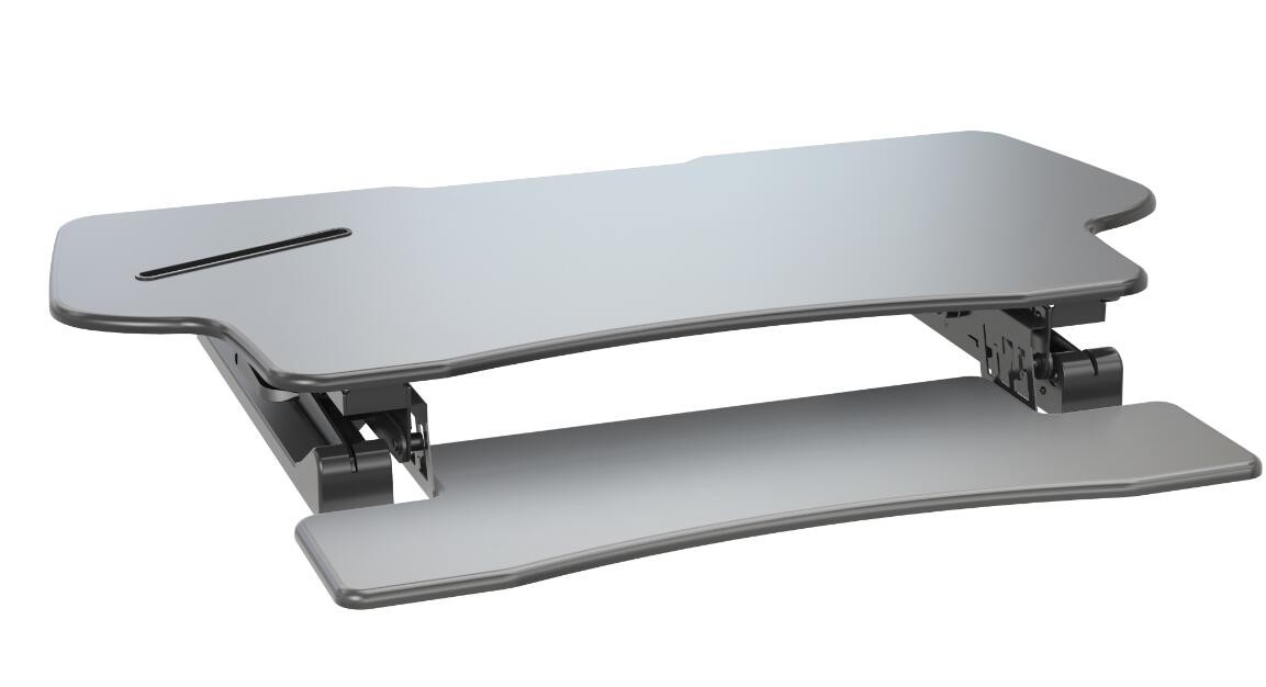 VisionMounts's tweet image. Large surface sit stand desk VM-LD07L innovative one touch height lock mechanism
v-mounts.com