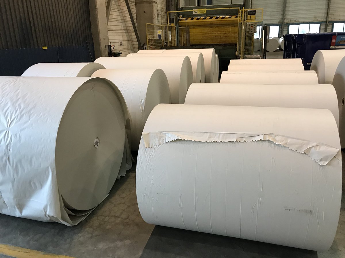 ericCHALLAN's tweet image. Visite de l’usine papetière @NS_Golbey dans les #vosges par @RAPinsertion . Un outil industriel impressionnant ! #recyclage #papier