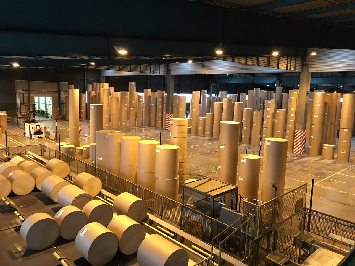 ericCHALLAN's tweet image. Visite de l’usine papetière @NS_Golbey dans les #vosges par @RAPinsertion . Un outil industriel impressionnant ! #recyclage #papier