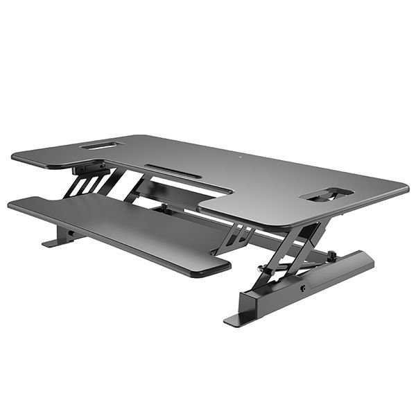 VisionMounts's tweet image. Sit Stand Desktop VM-LD02L
One touch sit and stand function
Durable gas spring for easy adjustment
Straight height adjustment for easy use
Big size keyboard tray
v-mounts.com