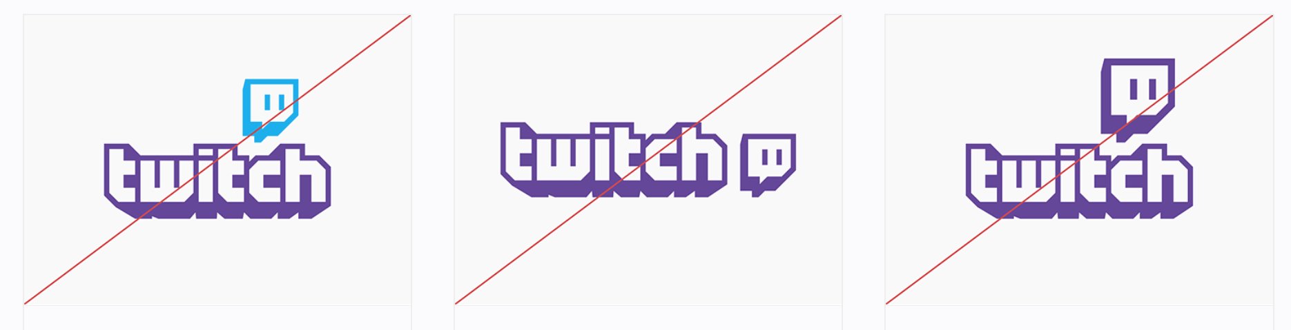 Twitch Japan ツイッ知識 T Co F3xloaaznk こちらのurlにtwitchのロゴ データ 使用方法が載っています 例えばこのようなロゴの配置は 間違い です T Co Dwk6luebpb Twitter