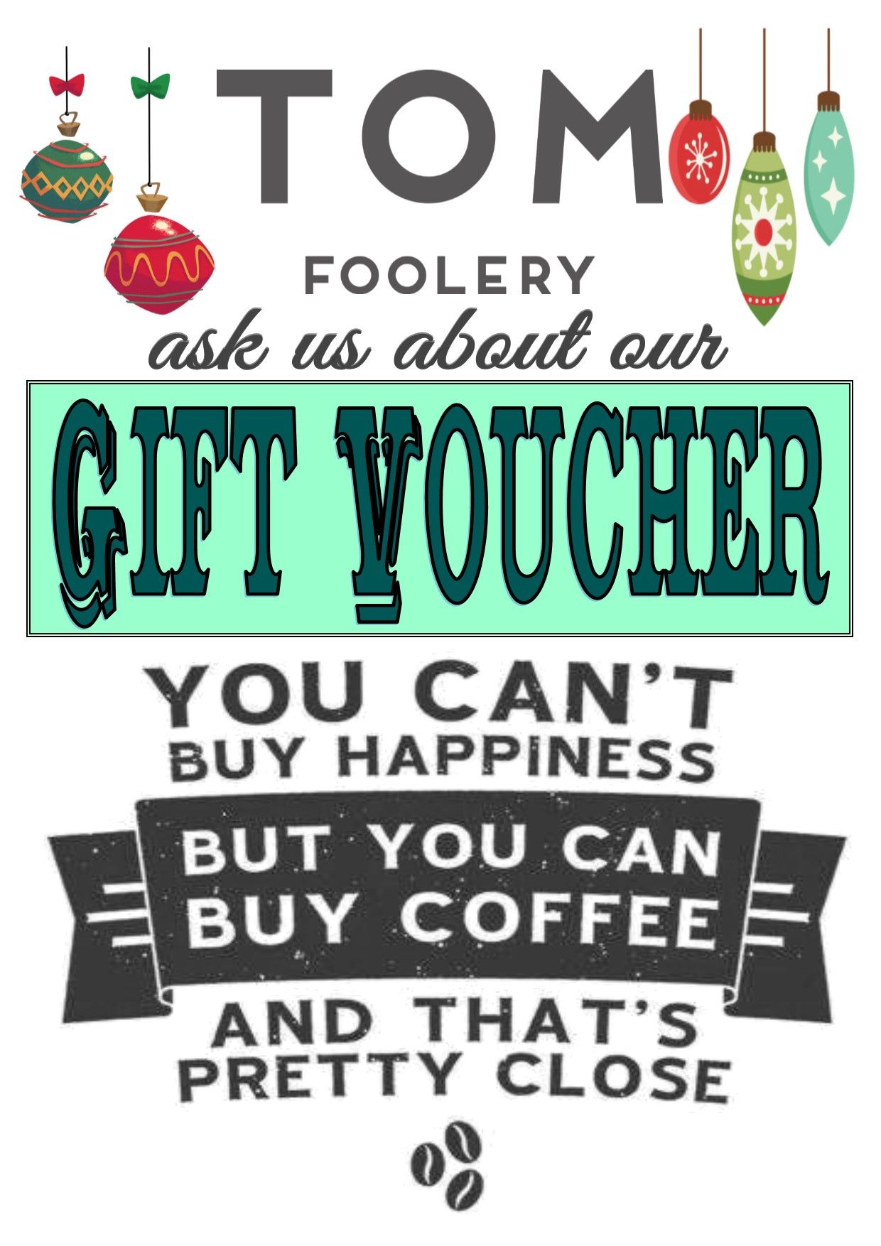 Tom foolery discount code clearance