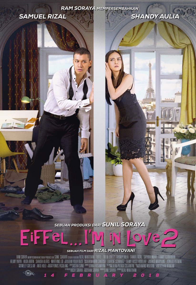 sorayafilms's tweet photo. Trailer film Eiffel I’m in love 2! Ini linknya.. https://t.co/HKoRNY8DVj https://t.co/BDHAzcG9M8