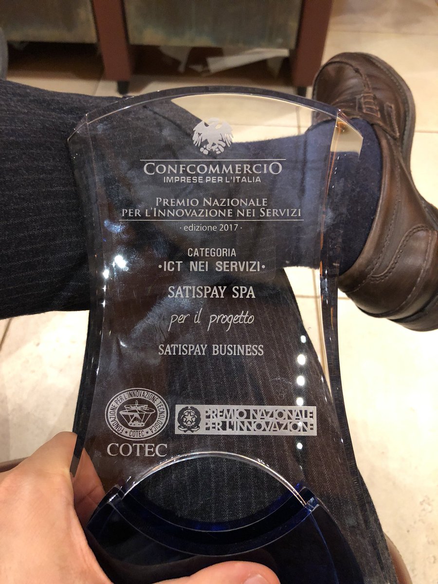 AlbertoDalmasso's tweet photo. @satispay @Confcommercio #satispaybusiness #marketing #cashbach ##doitsmart https://t.co/tx07g0wPMr