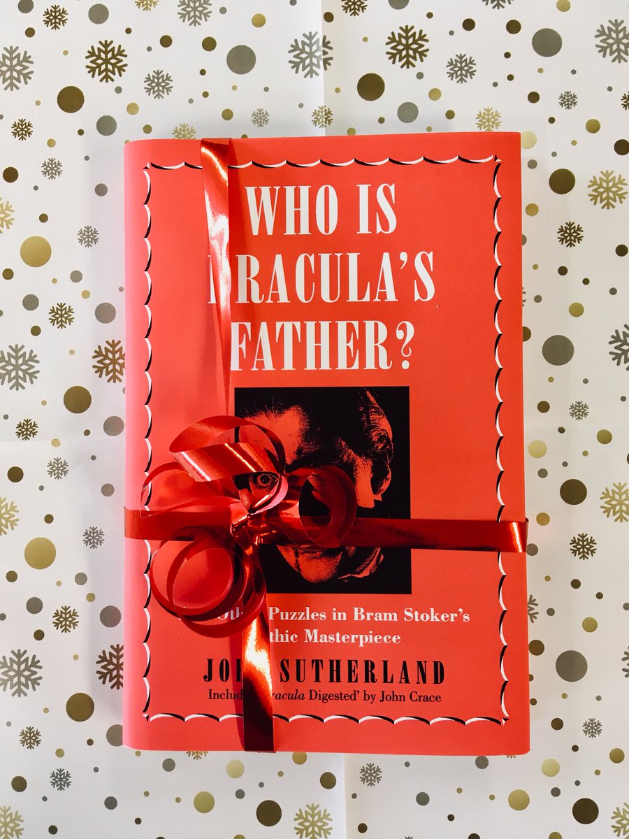 iconbooks's tweet image. Day 14 of our #AdventCalendar is a giveaway of John Sutherland’s Who is Dracula’s Father? in an appropriately festive red 🎅🏼🎅🏼 RT and follow to win!