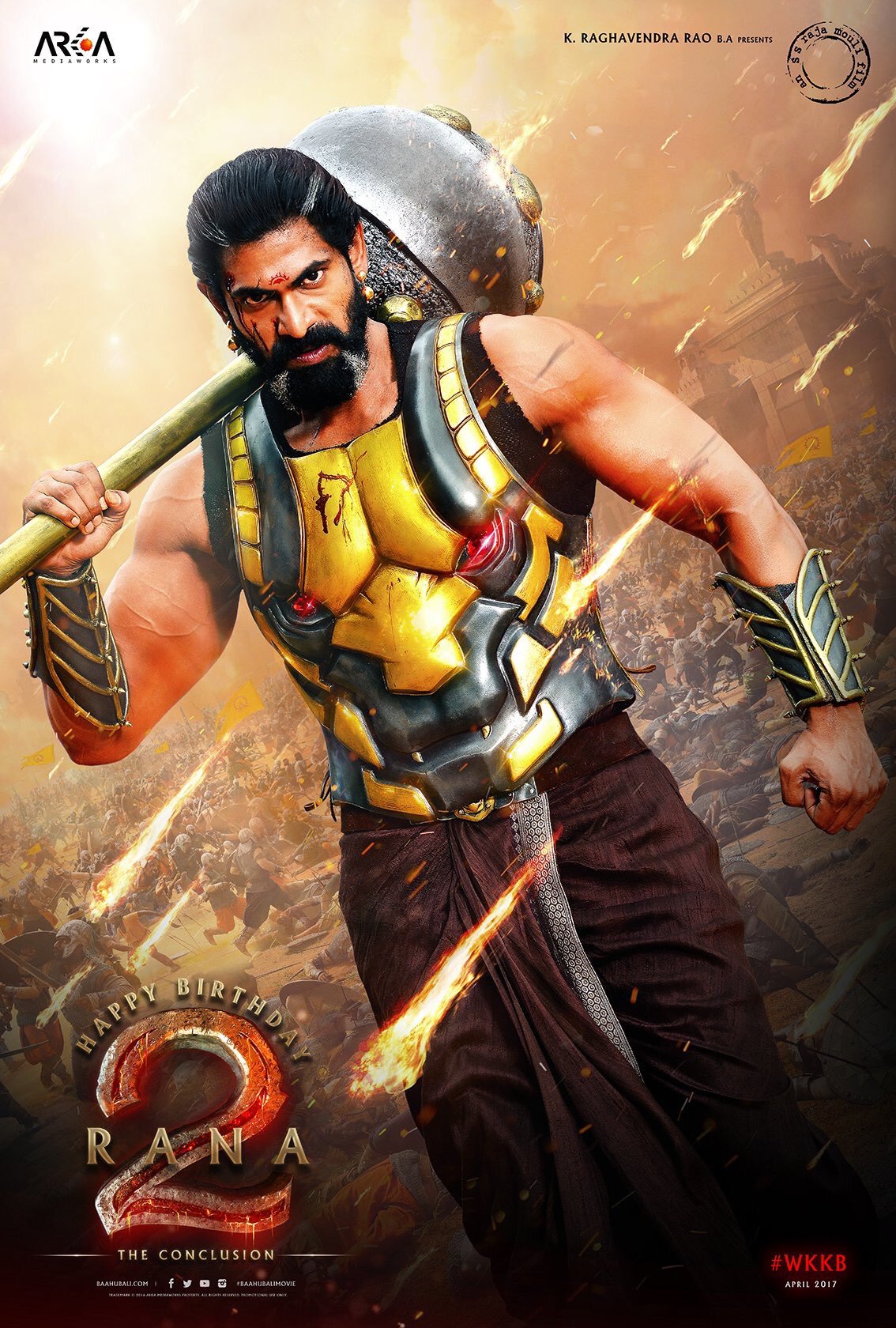 Very happy birthday Rana Daggubati    