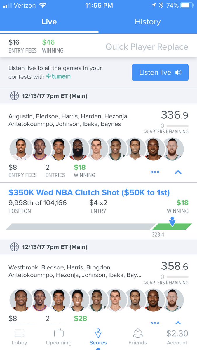 jstad33's tweet photo. Shoutout to @MonstarsDFS @PrivateNBAFire both staying lit!!! 🔥🔥🔥🔥 https://t.co/17Bi4AbR7A
