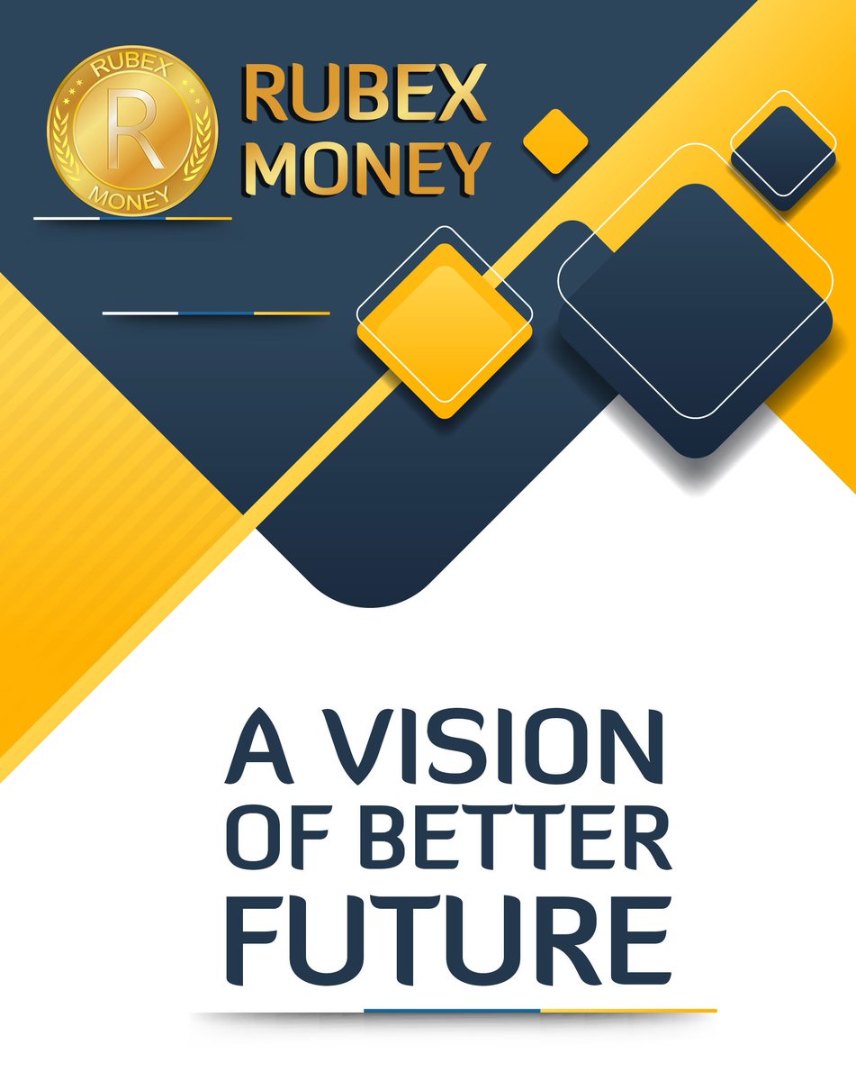 CoinRubex's tweet photo. We have a vision for your better future
#rubex #money
visit: https://t.co/L0WFhISeSn https://t.co/LbBwTYepXw