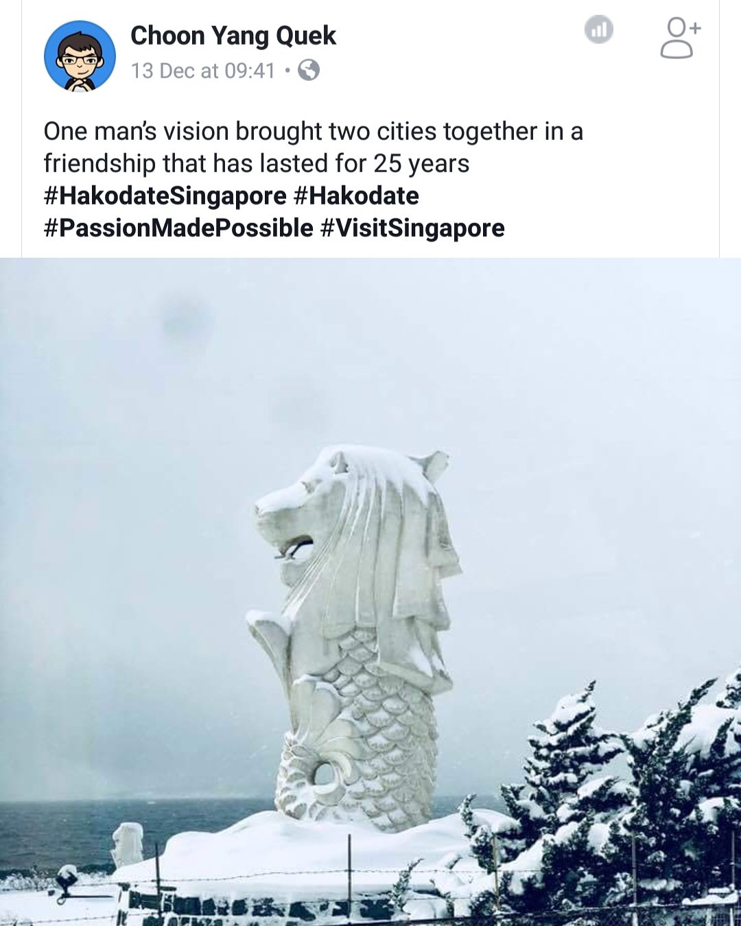 ハロアジ シンガポール情報 Holly Cheee Beeeeeee Hakodate Japan Got Merlion One Ah Why On One Tell Me えええええええええーｗ 函館にマーライオン立ってんの やばっｗ Merlion Singapore Hakodate Hakodatemerlion シンガポール