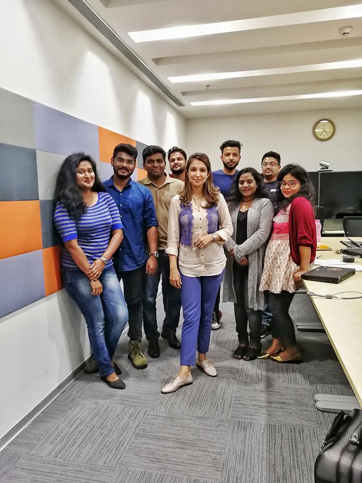 Imagicians_JA's tweet photo. It's always a pleasure to train young minds as you learn a lot yourself. Successfully completed the 1st leg of Corporate Training Program for a leading IT MNC in Bangalore! We worked hard and had a lot of fun!
#CorporateTrainings #emailetiquette #ITsupportdesk #ImageConsultant https://t.co/Oz56OymKVd