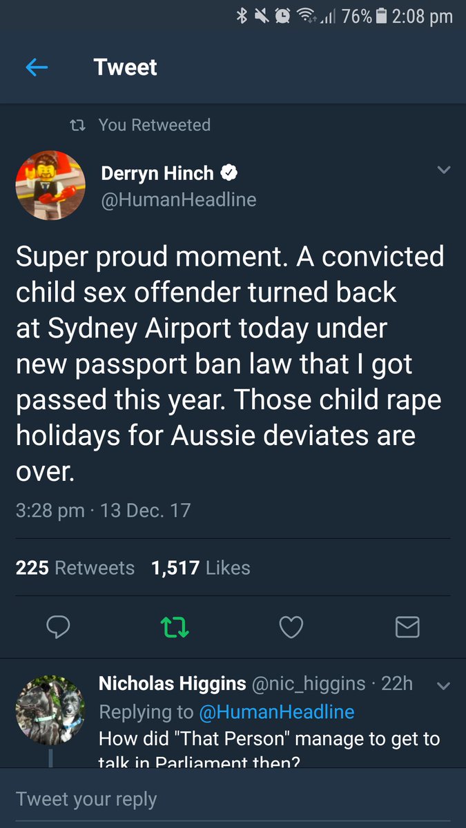 CoreydownUnder's tweet photo. @charissemarie @kimst2 @jamieLrollins @Corey_Feldman This just happened in Australia a politician elected on the platform to stop the evil got this law passed...He is working on a national sex offenders data base law which we dont have!@ But we do NOT have Statue of limitations law. Sex predators by warned #AusraliaIsComing https://t.co/WxRU7Xfy6f