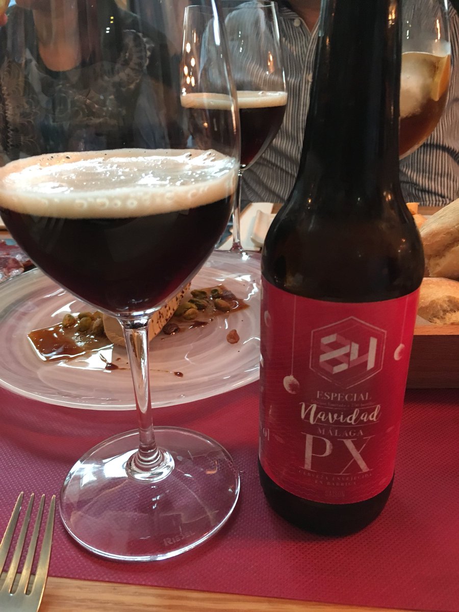 En @EBOKArestaurant disfruté de la novedad <a href="/84Brewers/">84Brewers</a> y su versión #PXNavidad . Totalmente adecuada para estas fechas tanto su interior como etiquetado. 10 sobre 10! 🔝#Málaga <a href="/JessRecaj/">محمد الخولي</a> <a href="/Kristian_DC9/">Cristian Dominguez</a> <a href="/cervezadviernes/">Cerveza del Viernes</a> @XaviGBarber <a href="/Geo_birrero87/">GeoBirrero</a> <a href="/cervexaindie/">Cervexa Indie</a> <a href="/intercerveceros/">Intercambios Cerveza</a>
