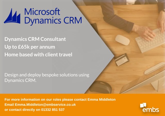 🔥🔥HOT NEW JOB🔥🔥  #DynamicsCRM Consultant. Click here for more info: crwd.fr/2BVHQXv #itjobs #techjobs #microsoftjobs