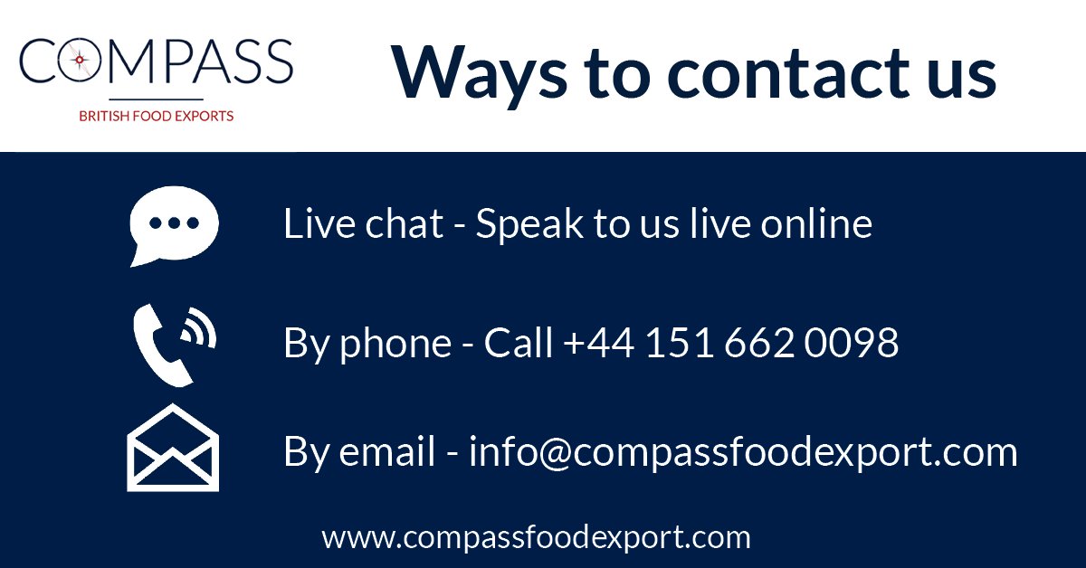 CompassFood's tweet image. We love talking to customers which is why there are so many ways to contact us. Call us today on +44 (0) 151 662 0098