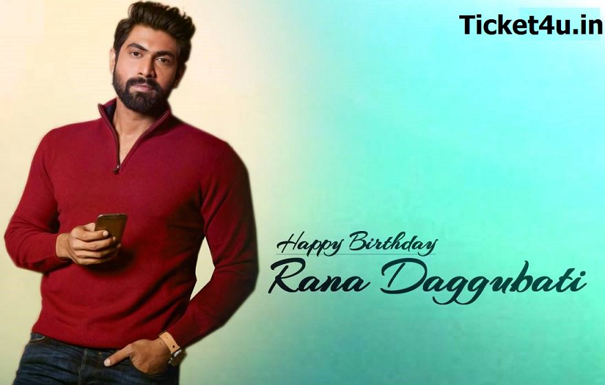 Happy birthday to the handsome hunk Rana Daggubati Ticket4u Wishing more luck and happiness! 