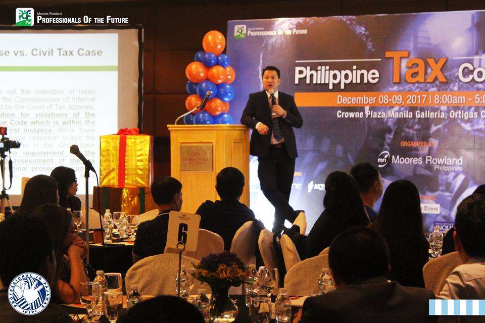 MRP_Ph's tweet photo. Our first speaker, Atty. Arnold Apdua, tackles taxation and assessment procedure here at Philippine Tax Congress happening now at Crowne Plaza Manila Galleria. https://t.co/oMWhs0NnGw