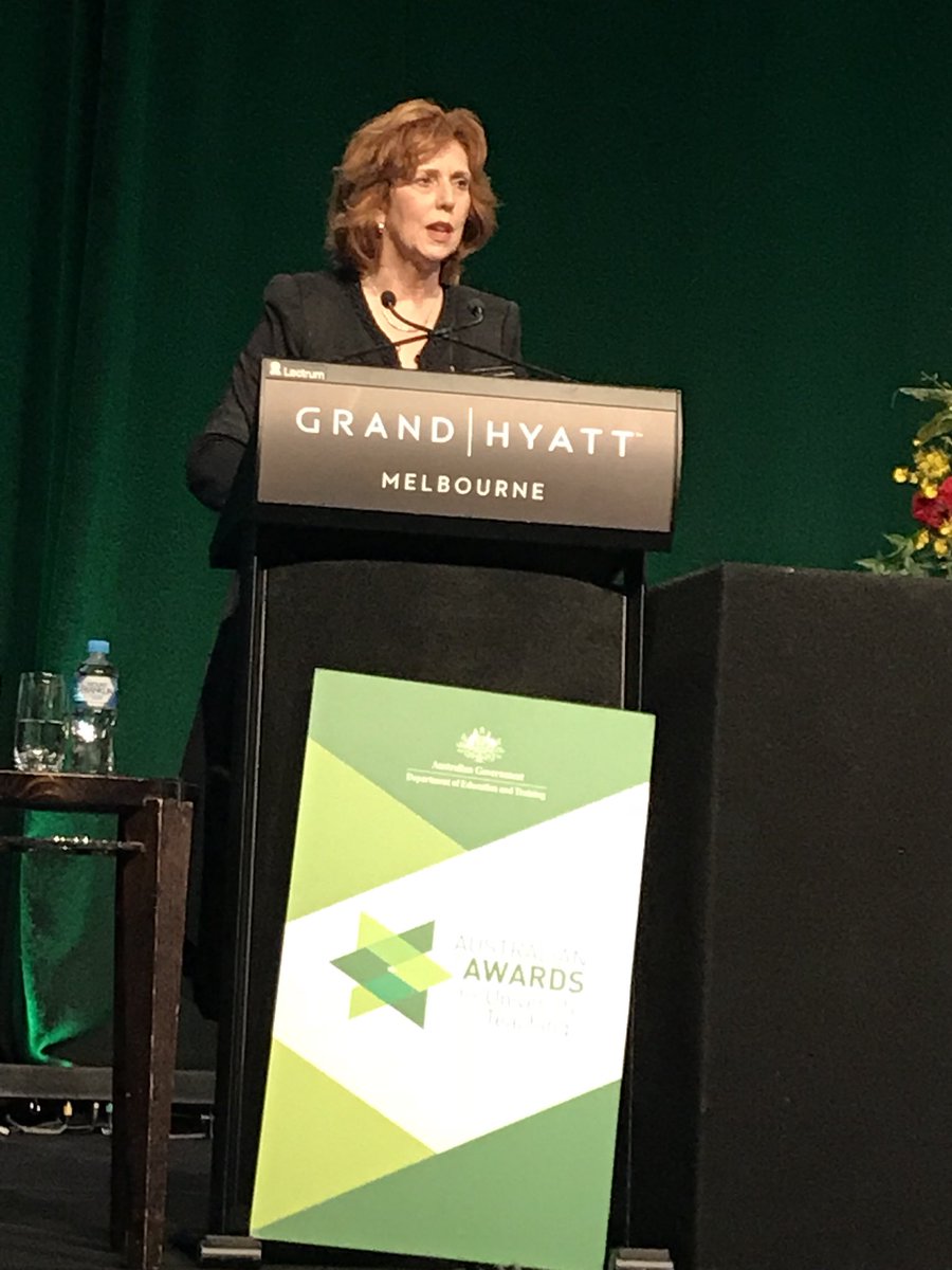 kerrileekrause's tweet photo. @uniaus leader VC Margaret Gardner opens #aaut 21st national awards with key message: ‘Scholarly achievements in education just as important as research in #HigherEd’. Celebrating teaching excellence in Australian unis tonight. https://t.co/jhxHQX573H