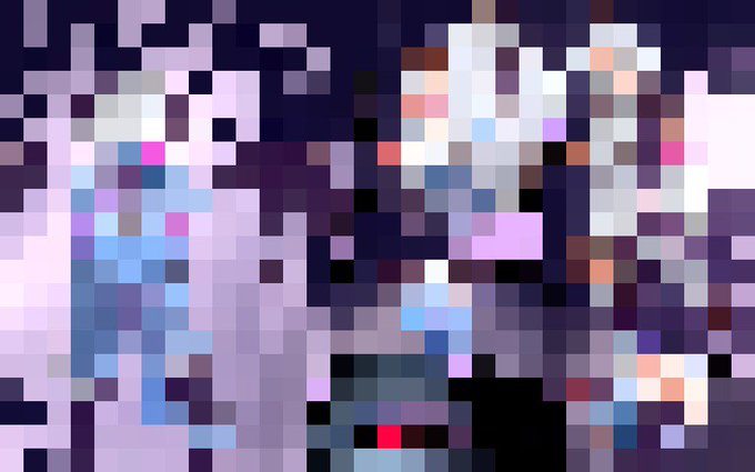 pixiv時代のイラスト何枚か残ってたんですけど、ちょっと恥ずかしいのでモザイクツイーターを使わせていただく。
origin: https://t.co/J3tqid2pXB #MosaicTweeter 