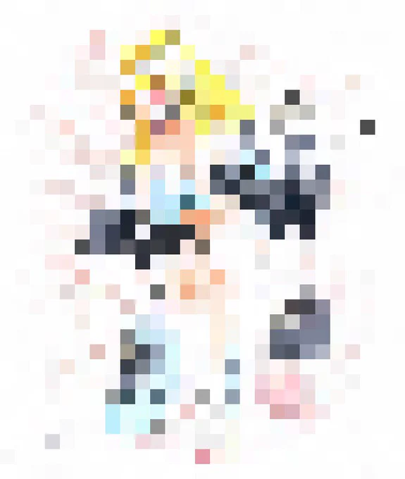 pixiv時代のイラスト何枚か残ってたんですけど、ちょっと恥ずかしいのでモザイクツイーターを使わせていただく。  #MosaicTweeter 