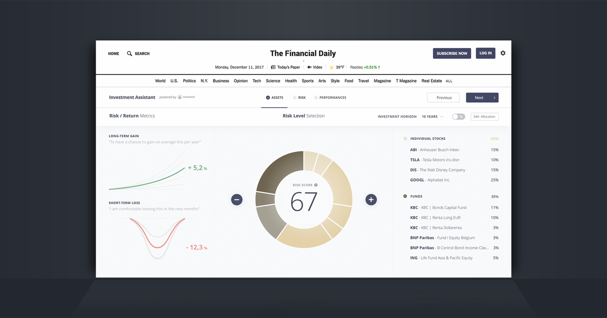 We're proud to announce our partnership with #DeTijd and #Lecho! Belgium's leading financial newspapers just launched our new online investment solution for #businessmedia on their websites. Find out more in the press release and build your own portfolio bit.ly/2o0BEvc