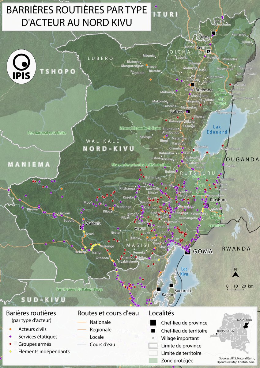 Pierre Boisselet Rdc La Carte Des Peages Routiers Au Nord Kivu Ipisresearch En A Recense 798 Dans Les Nord Sud Kivu Dont 71 Tenus Par Des Services De L Etat T Co Phby64h5v6