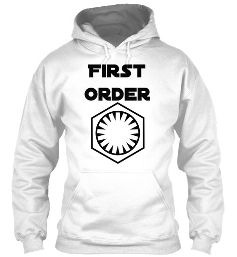 Nozza31's tweet image. Beautiful Star Wars First Order Hoodie and T-Shirt #StarWars #thelastjedi #firstorder  ---&amp;gt; teespring.com/en-GB/funny-fi…