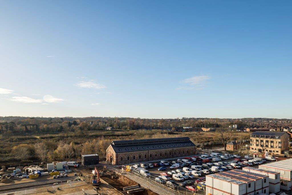 bandkbuild's tweet image. Pictures of @northamptonSU ‘s #engineshed building on campus at #hellowaterside for @UniNorthants @UniNhantsNews #traintracks #heritage