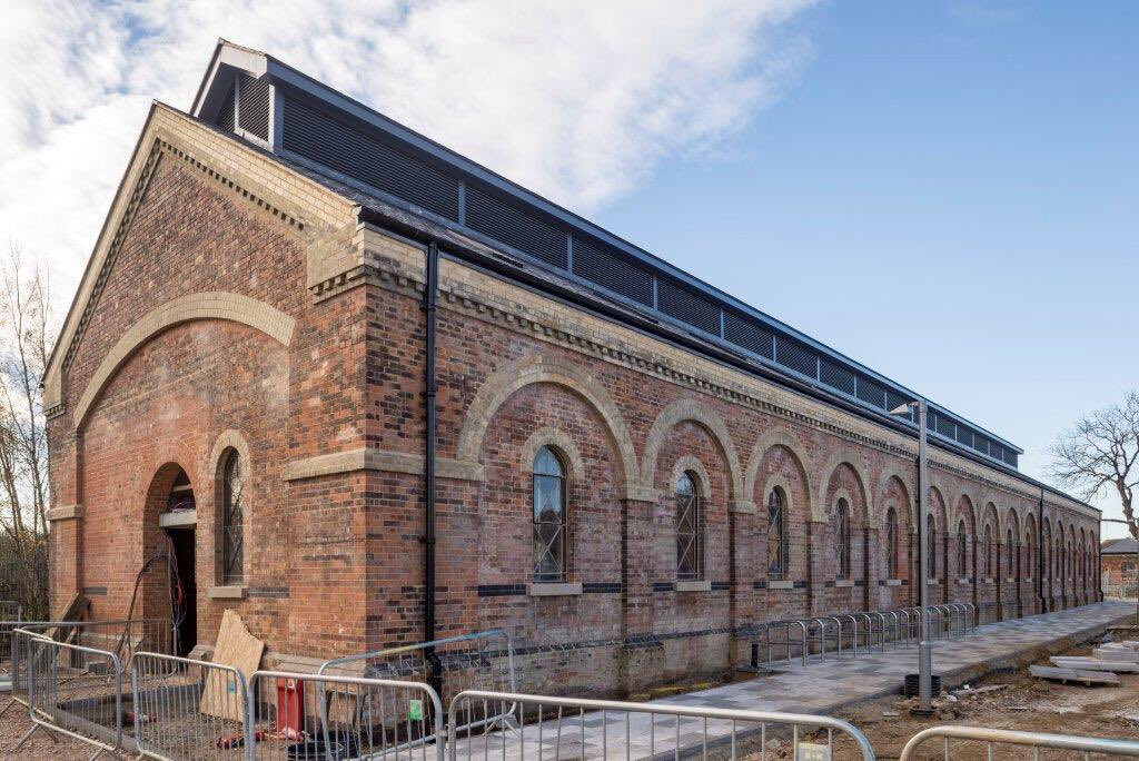 bandkbuild's tweet image. Pictures of @northamptonSU ‘s #engineshed building on campus at #hellowaterside for @UniNorthants @UniNhantsNews #traintracks #heritage