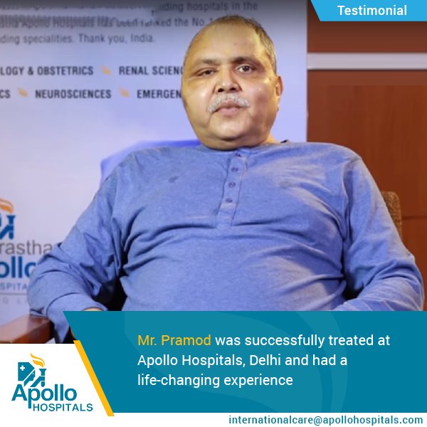 Mr. Pramod was successfully treated at Apollo Hospital, Delhi and had a life changing experience.
Watch Here:
youtu.be/8W49X5Sl3pQ
#testimonial