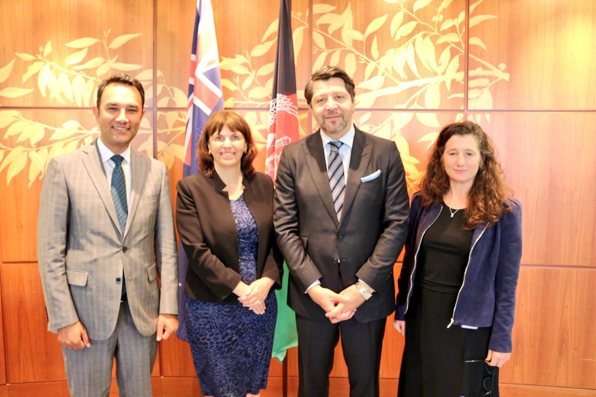 It was a pleasure to co-chair the 1st annual Australia-Afghanistan political consultation after 48 yrs of diplomatic relations in #Canberra, a platform for a consistent & enduring collaboration on security, economics & cultural relations. Thanks to @dfat for the warm hospitality!