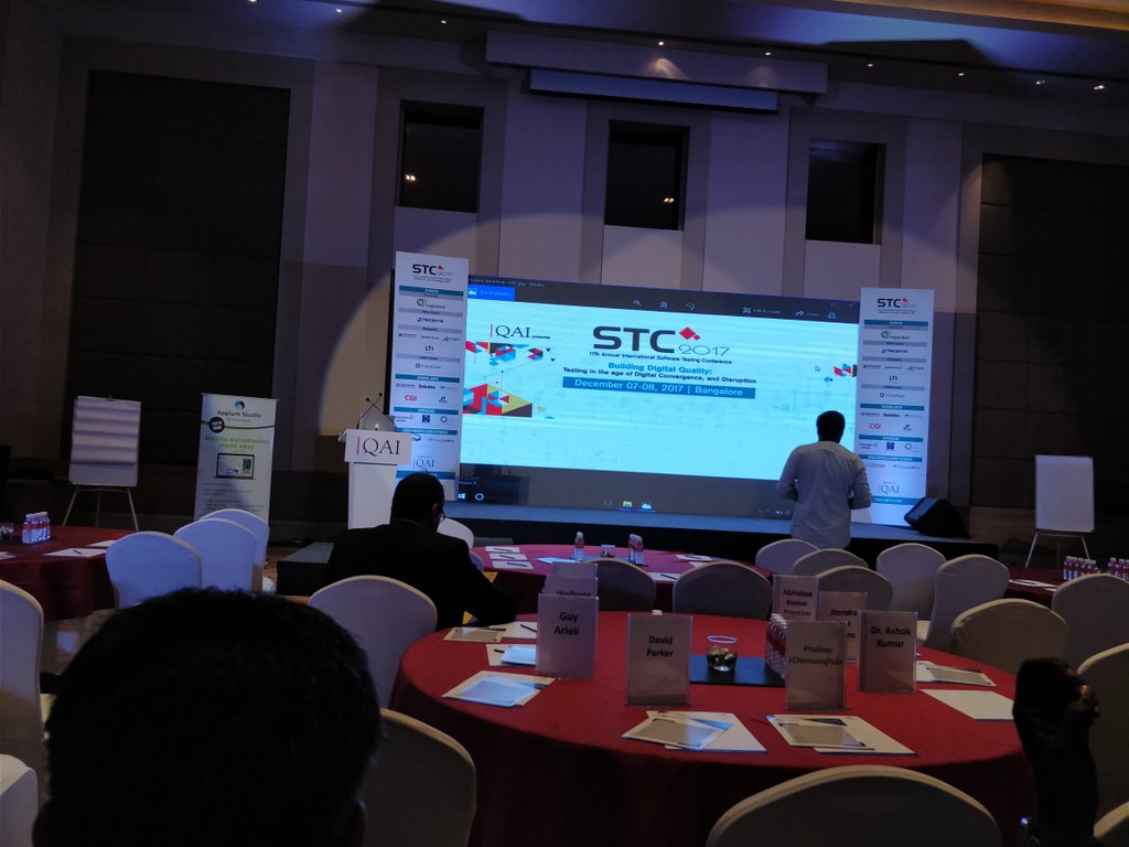 skalra's tweet photo. #qai #stc2017 #qaistc2017 #qaistc started #softwaretestingconference @QAISTC https://t.co/UtaBbdyRgi