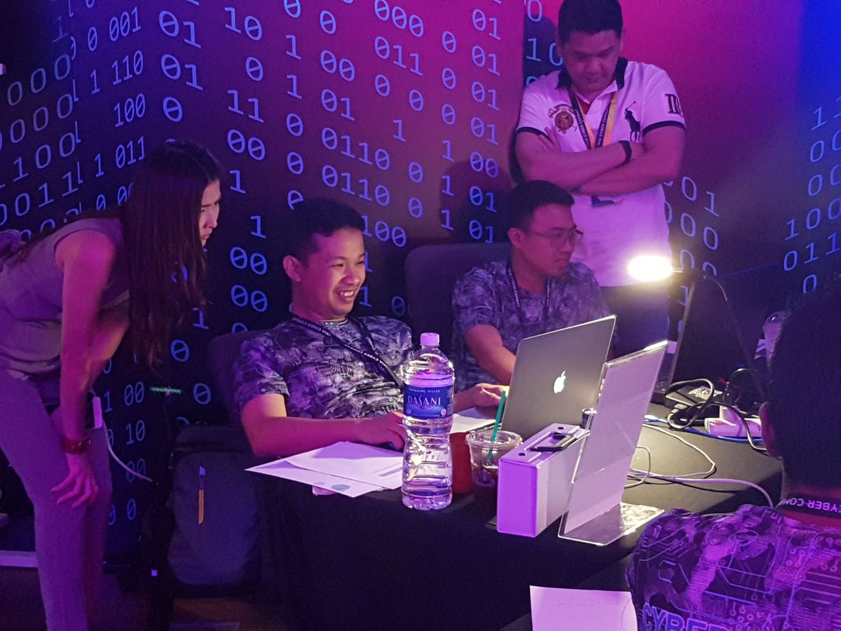 We are live at #CyberCombatAsia! Check out the teams!