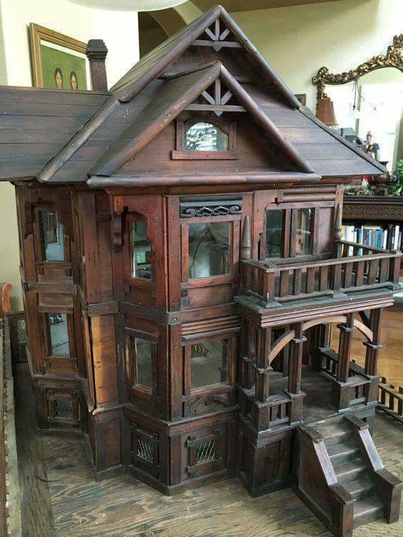 Rare 1880’s Victorian dollhouse