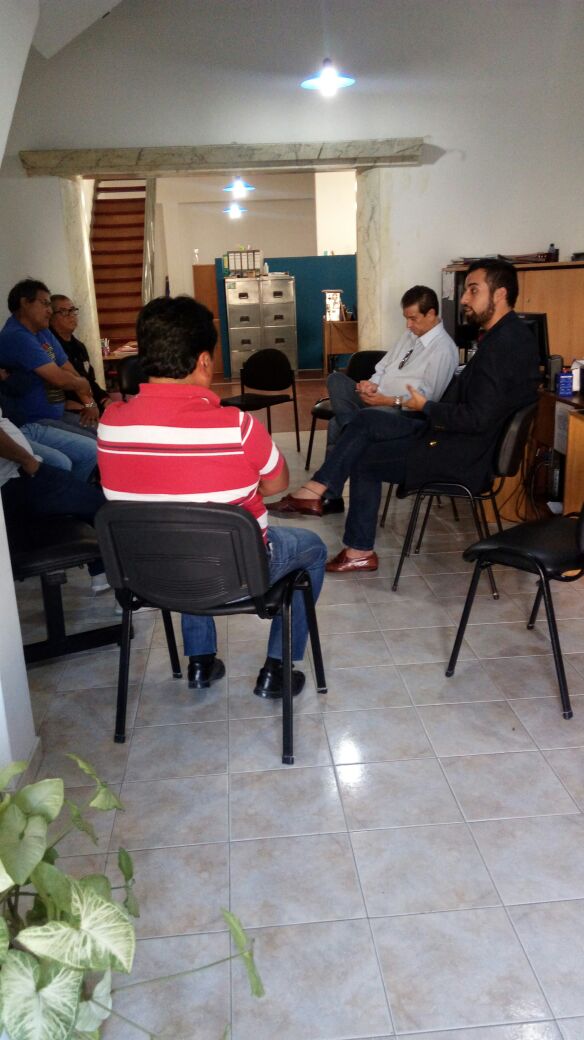 Reunión con representantes de 12 clubes deportivos barriales de la ciudad. #AcaEstamos