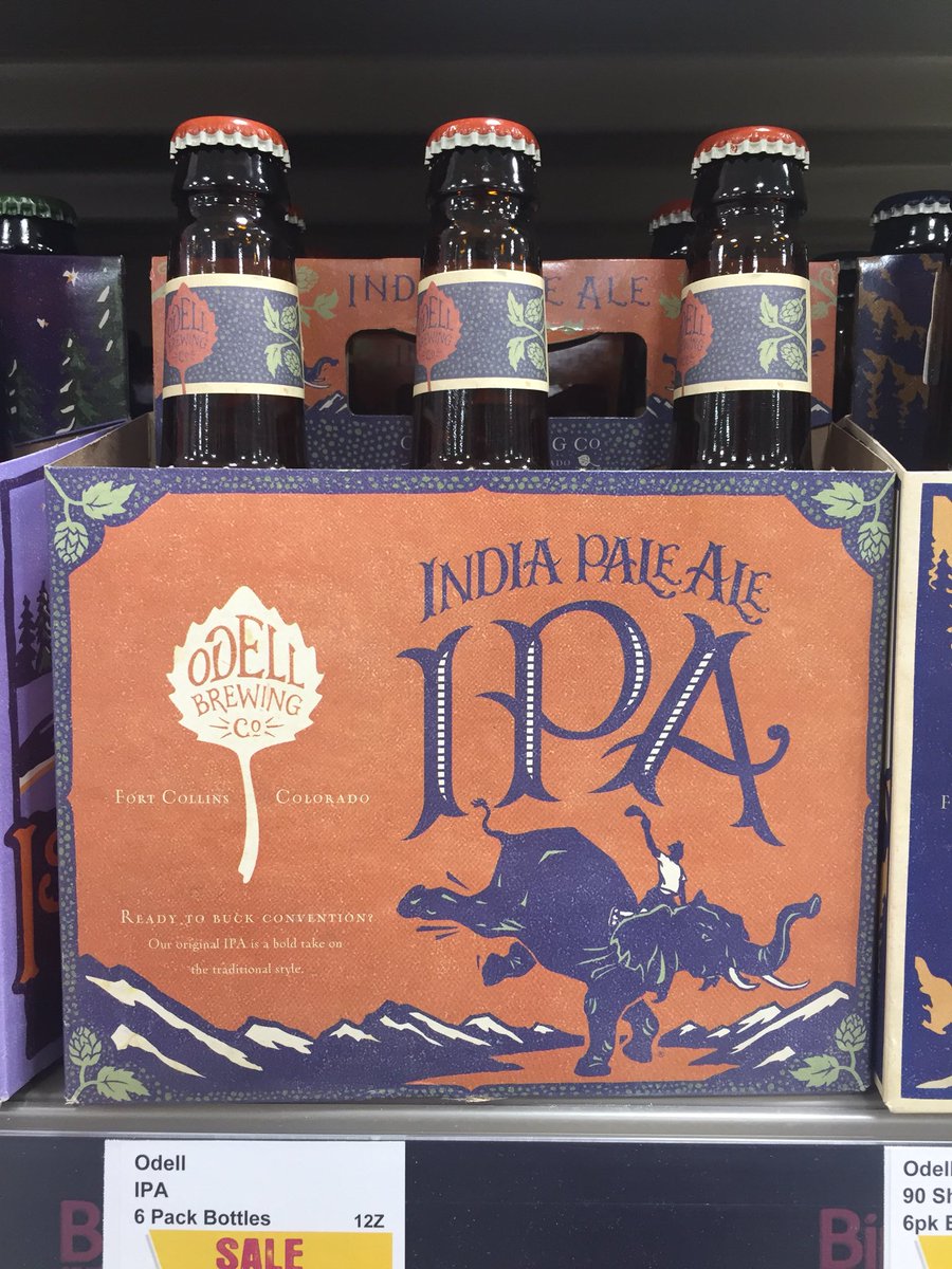 OpenMfg's tweet image. I’ve always thought that @OdellBrewing has the most wonderful packaging/branding!