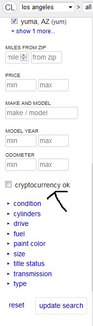 craigslist adds cryptocurrency feature