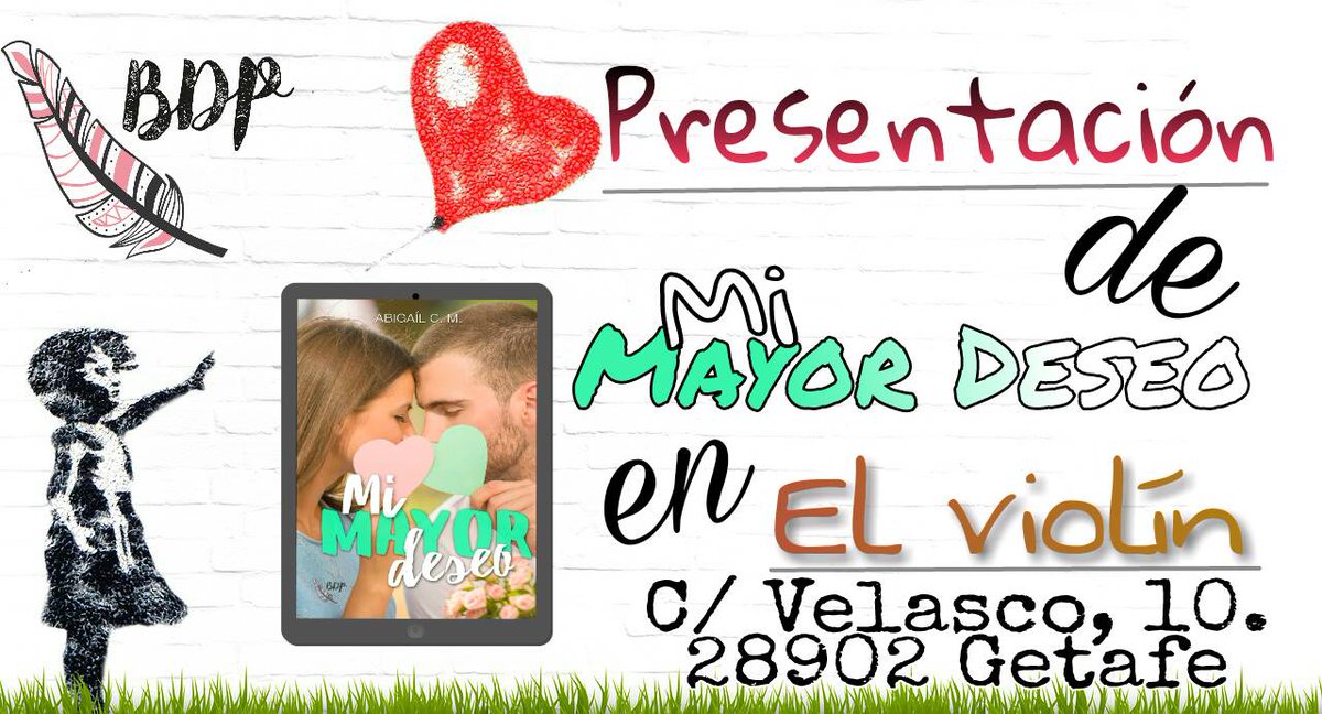 Abigail_C_M's tweet photo. ¿Vais a perderos la oportunidad de conocer a Susana y a Jonathan?
Acompáñanos en una velada de risas y amor 💖
#MiMayorDeseo #newadult @Ed_Besosdepapel #Love #presentacion @elviolincafe https://t.co/PDRZQAW2dI