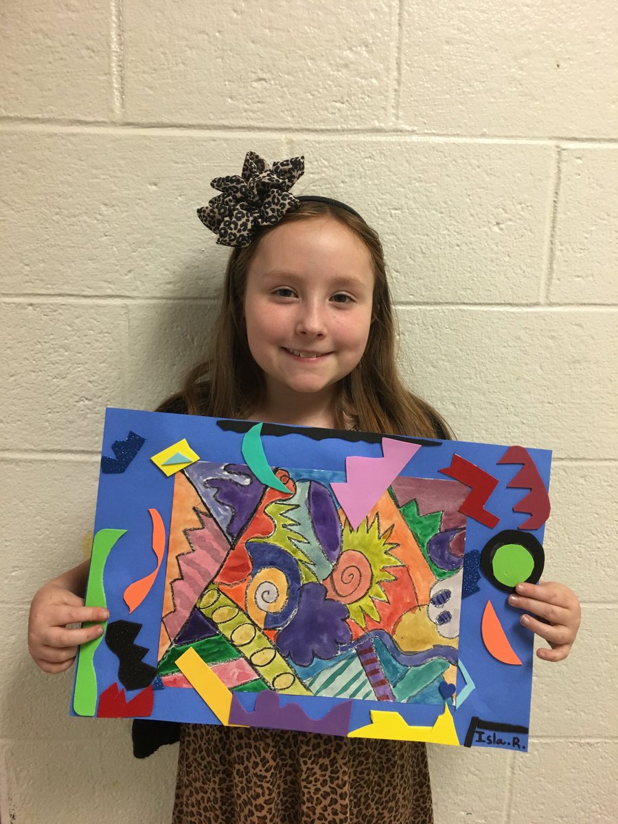 CMLakatos's tweet image. Our Artist of the Month! On  display in the front office. #WebsterArtRoom