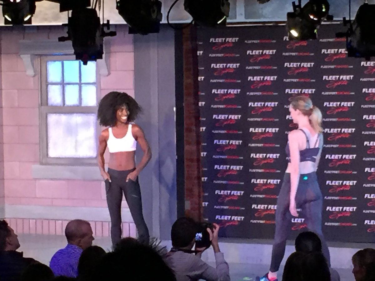 The 312 by <a href="/powwful/">POWWFUL</a> modeled at the <a href="/FleetFeetChgo/">Fleet Feet Chicago</a> fashion show! #runchi #womenwhorun