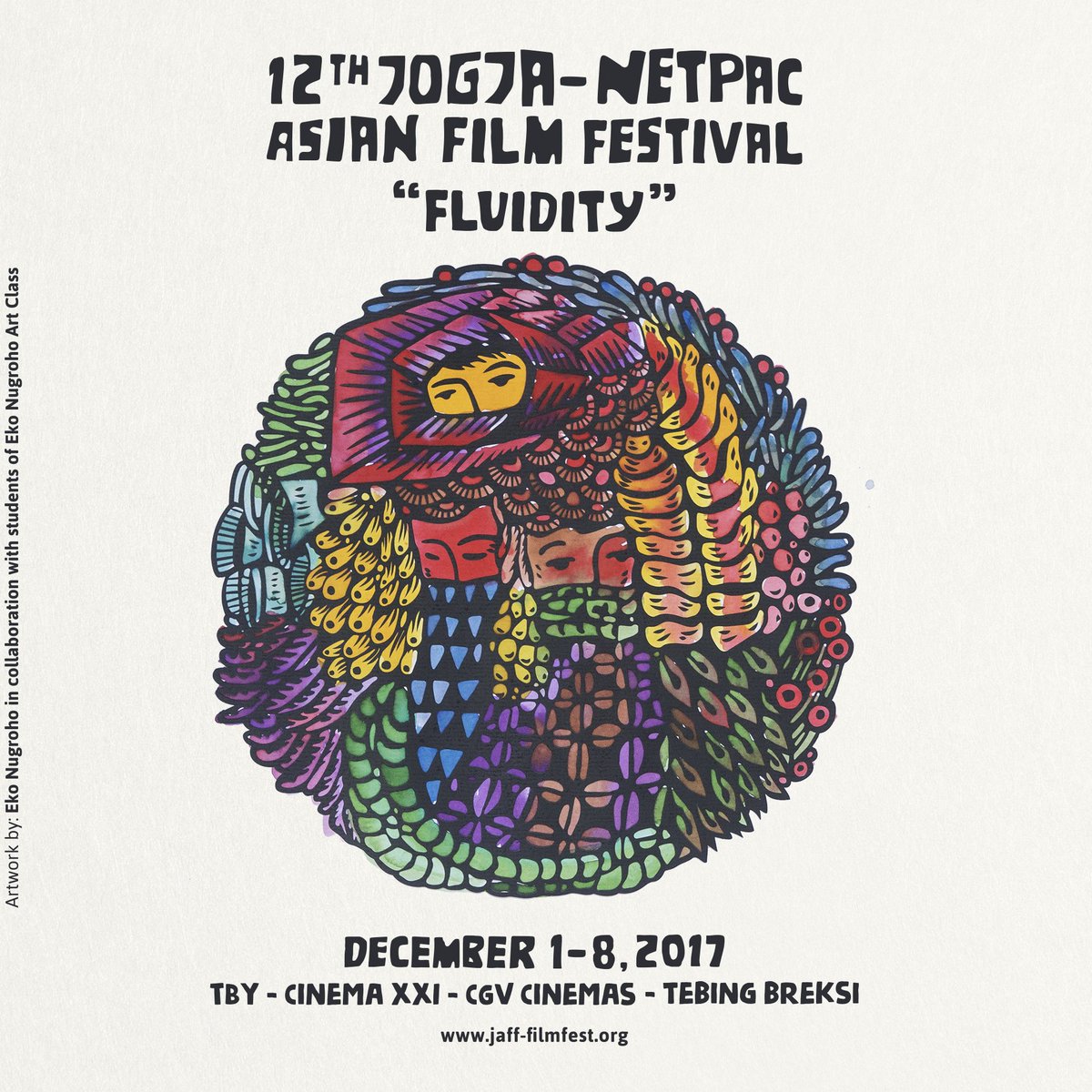 cinemagsnews's tweet photo. Lebih dari 100 Film dari 23 Negara di Asia dan Pasifik akan ditayangkan di Jogja-NETPAC Film Festival 2017. Festival Film ke 12 ini akan diselenggarakan di Yogyakarta pada tanggal 1-8 Desember 2017. Untuk info film dan jadwal pemutaran kunjungi https://t.co/2hfADqAARy #jaff2017 https://t.co/YoLk6PpNvN
