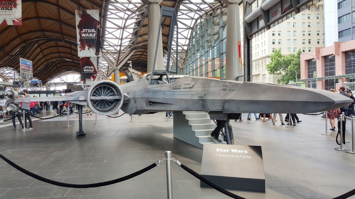 The force is strong at Southern Cross today. #starwars