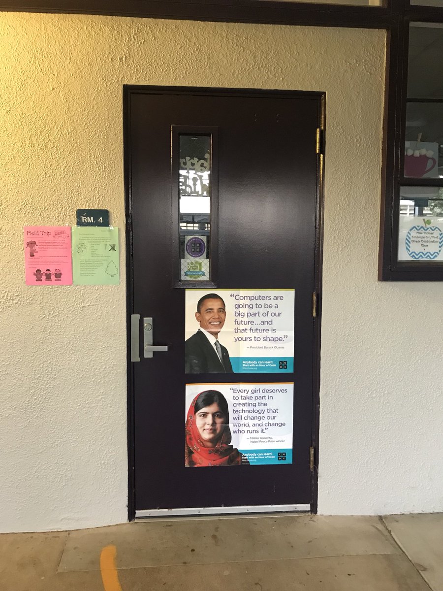 TeacherAlissa's tweet image. We are all ready for #HourOfCode Thanks @codeorg for the awesome posters! #KindersCanCode @MagnoliaCVUSD @CajonValleyUSD